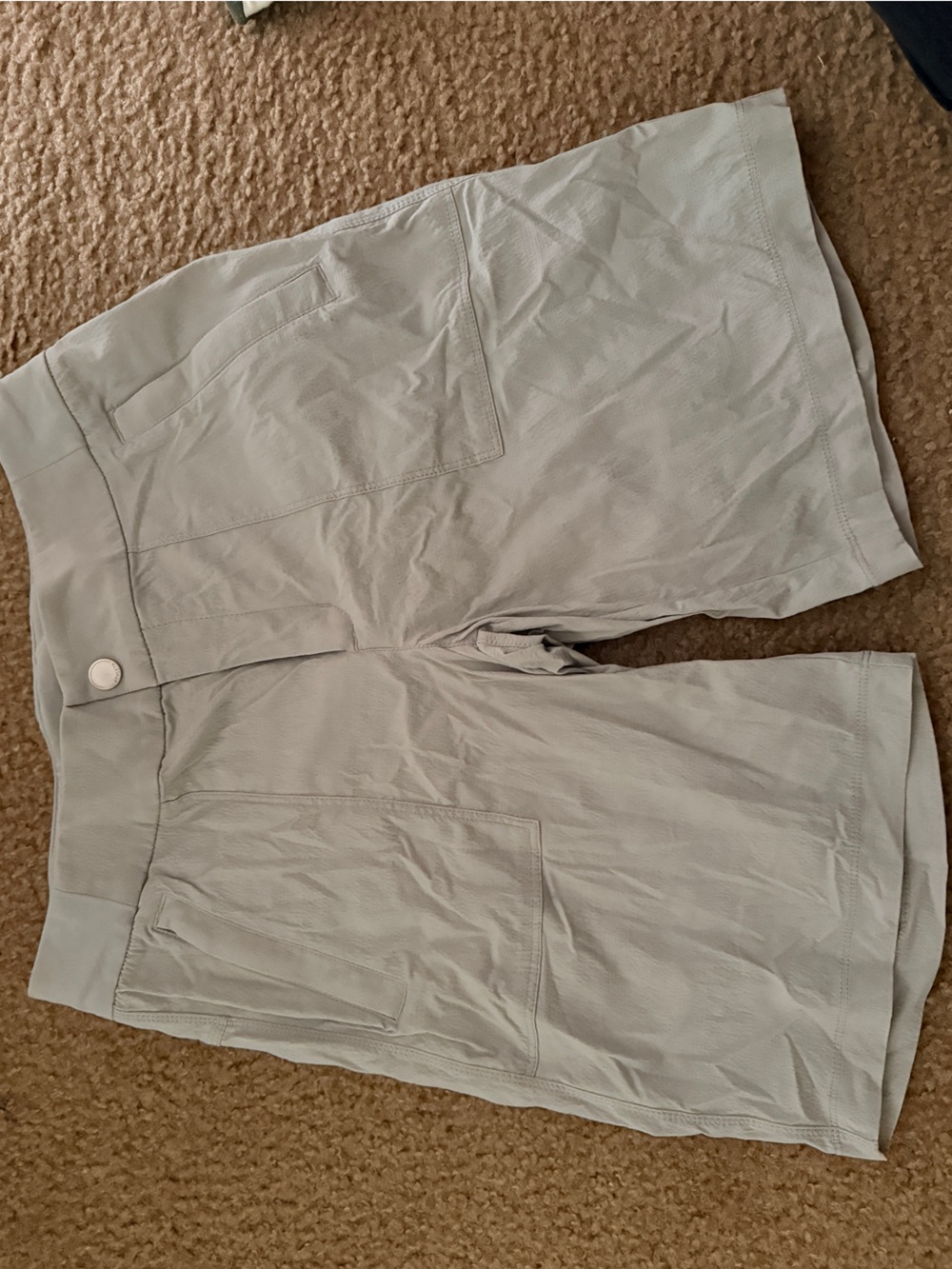Athleta Light Gray Athletic Shorts
